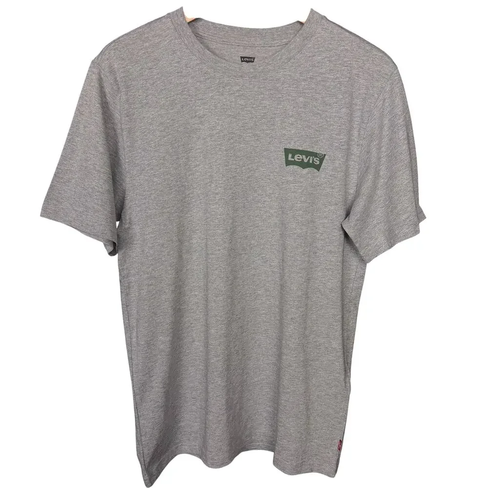 Levi's Taking The Scenic Route Gray Green Men's XS Short Sleeve T-Shirt Casual